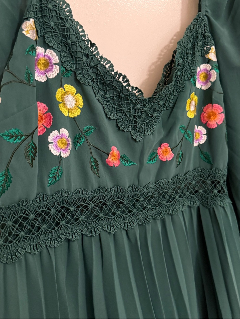 ASOS Dark Green Maxi Dress